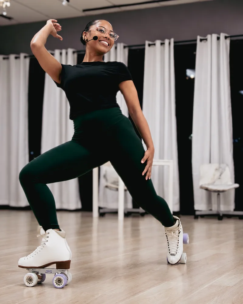 Michaela skating, Houston Skate Project